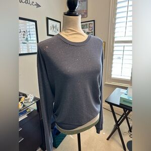 Spiritual Gangster Zodiac Shimmer Savasana Sweater size L